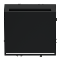 Выключатель карточный, Черный матовый, S70 Voltum VLS010708