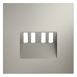 Лицевая панель для розетки акустической 4-местной, Кашемир, S70 Voltum VLS001503