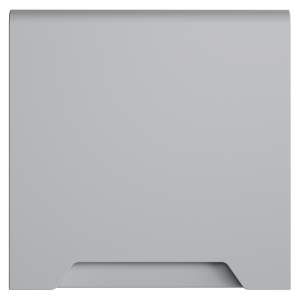 Лицевая панель для розетки с З/К, шторками и крышкой, Серый, S70 Voltum VLS000816