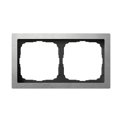 Рамка 2 местная, металл, Алюминий, ArtGallery SE GAL312102