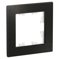 Рамка 1 местная, металл, Оникс, AtlasDesign Nature SE ATN312301