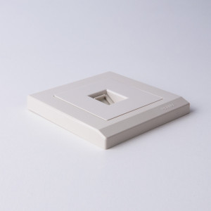 Розетка телефонная RJ11, Слоновая кость, Werkel W1182003