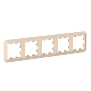 Рамка 5 местная, Песочный, AtlasDesign Antique SE ATN101205