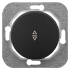 Выключатель кнопочный 1 кл. перекрестный, Графит, серия Прованс, Bylectrica С6/2 10-3362