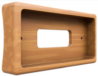 Накладка 3 местная деревянная на бревно D200-220, Ясень, ТД МезонинЪ GE72727-38