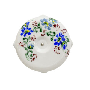 Распаечная коробка фарфор D95х45, Жостов, Salvador BOX3WT.RJ