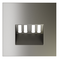 Лицевая панель для розетки акустической 4-местной, Шелк, S70 Voltum VLS001504