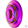 Выключатель кнопочный 1 кл. перекрестный, пурпурно-фиолетовый металлик, Katy Paty PEVIGSl7 