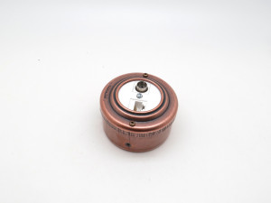 Розетка тел+комп TV+RJ45, металл, Белый\Старая медь, Petrucci 400WCUPO