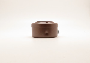 Ретро розетка с З/К из металла, Сандал/Белый, Petrucci 201WSA