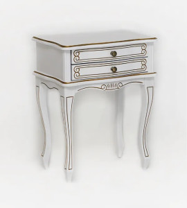 Подставка "Лиза-2", Белый с золотом, TADORNA 67A-W-G