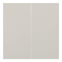 Лицевая панель выключателя 2 кл. перекрестного, Лен, Rikett 35614 LN