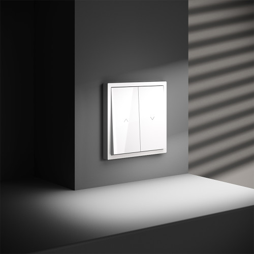 Выключатель для жалюзи, Белый матовый, S70 Voltum VLS020702