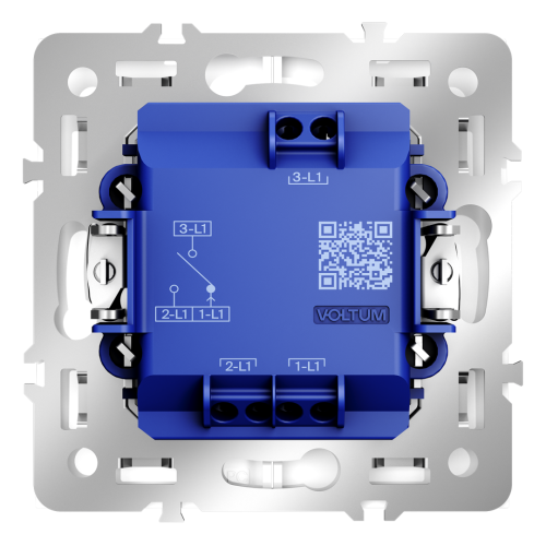 Выключатель для жалюзи, Белый матовый, S70 Voltum VLS020702