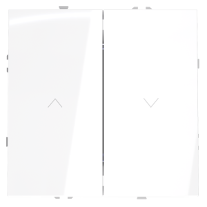 Выключатель для жалюзи, Белый матовый, S70 Voltum VLS020702