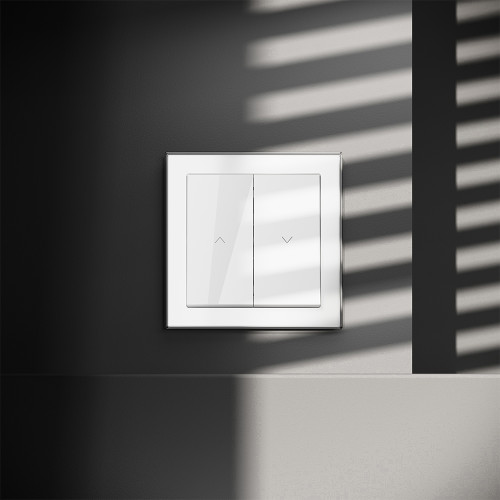 Выключатель для жалюзи, Белый матовый, S70 Voltum VLS020702