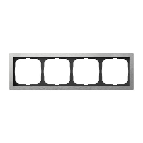 Рамка 4 местная, металл, Алюминий, ArtGallery SE GAL312104