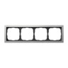 Рамка 4 местная, металл, Алюминий, ArtGallery SE GAL312104