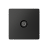 Розетка телевизионная TV, Базальт, ArtGallery SE GAL001493