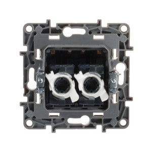 Розетка 2-я компьютерная RJ45 Cat. 5e, белая, Etika Legrand 672255