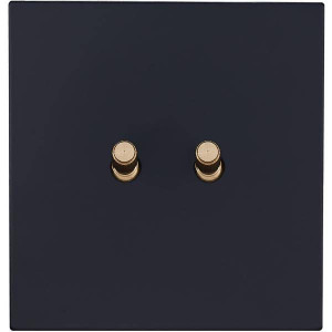 Выключатель тумблерный 2 кл. перекрест. (внутренний монт.), Черный, Castilla Salvador SJAN13BC18