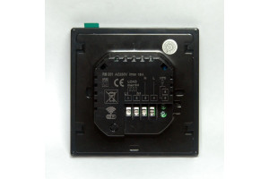 Терморегулятор теплого пола программируемый, Черный, AURA RS-001 с Wi-Fi Black