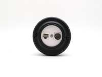 Розетка тел+комп TV+RJ45, металл, Белый\Чёрный муар, Petrucci 400WMR
