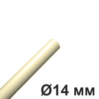 Труба стальная для лофт проводки D14 мм. (2 м.), Слоновая кость, Villaris-Loft GBQ 3001421