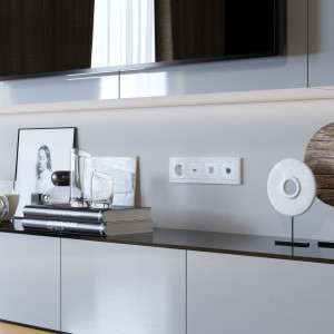 Розетка с З/К, Hammer белый, Werkel W1271001