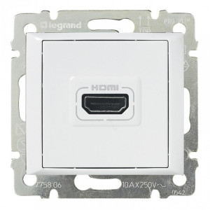 Розетка HDMI, белый, Valena Classic Legrand 770085