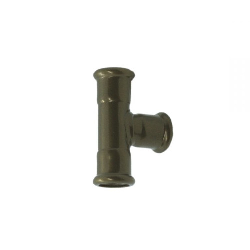 Тройник соединительный D18 мм., Бронзовый, Villaris-Loft Metallic Premium 3071828