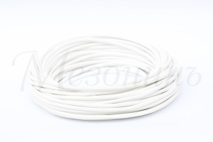 Ретро кабель круглый 2x0,75 Белый, ТМ МезонинЪ GE70160-01 (1 метр)