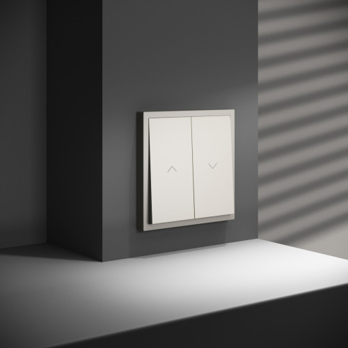 Выключатель для жалюзи, Кашемир, S70 Voltum VLS020703