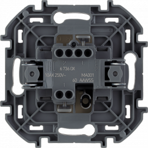 Выключатель 1 клав., слоновая кость, INSPIRIA Legrand 673601