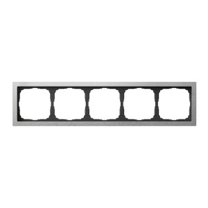 Рамка 5 местная, металл, Алюминий, ArtGallery SE GAL312105