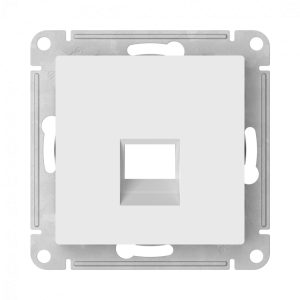 Лицевая панель для розетки компьютерной RJ45 Keystone, Белый, AtlasDesign SE ATN000184