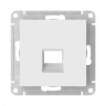 Лицевая панель для розетки компьютерной RJ45 Keystone, Белый, AtlasDesign SE ATN000184