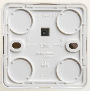 Розетка О/У телефонная RJ11, Белый, Этюд SE TELA-001B