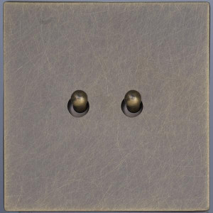 Выключатель тумблерный 2 кл. (внутренний монт.), Антик, Bilbao Salvador SJAN66A6A2