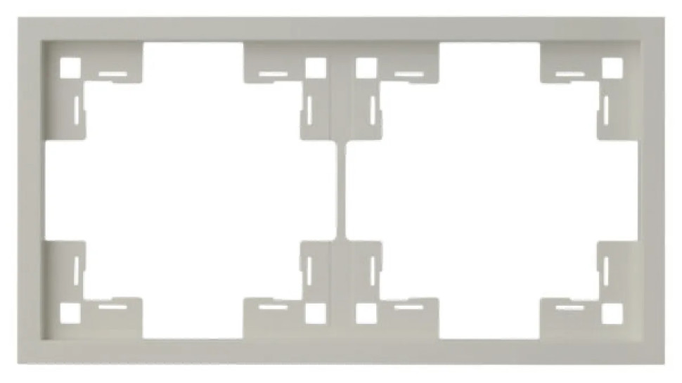Рамка 2 местная, Лен, Standart Rikett 35820 LN