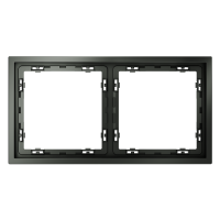 Рамка 2 местная, пластик, Титан, Voltum S70 VLS100206