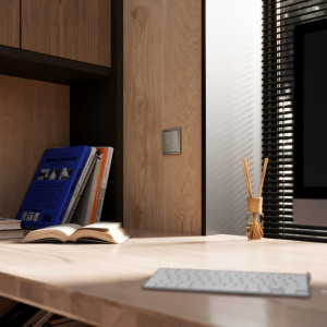 Выключатель для жалюзи, Шелк, S70 Voltum VLS020704