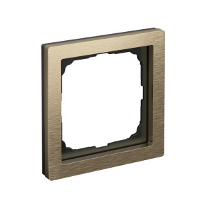 Рамка 1 местная, металл, Латунь, ArtGallery SE GAL312201