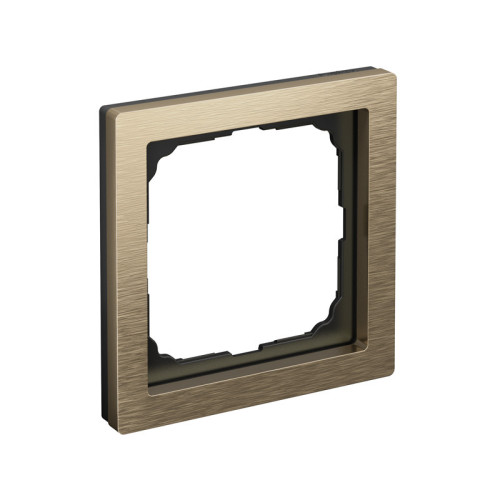 Рамка 1 местная, металл, Латунь, ArtGallery SE GAL312201