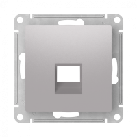 Лицевая панель для розетки компьютерной RJ45 Keystone, Алюминий, AtlasDesign SE ATN000384