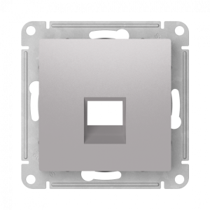 Лицевая панель для розетки компьютерной RJ45 Keystone, Алюминий, AtlasDesign SE ATN000384