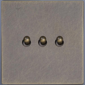 Выключатель тумблерный 3 кл. (внутренний монт.), Антик, Bilbao Salvador SJAN66A6A3