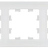 Рамка 5 местная, натуральное стекло, Белый, AtlasDesign SE ATN360105