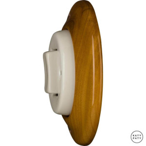 Ретро диммер фарфоровый, вишня глянцевая, Katy Paty LIPAGWdm