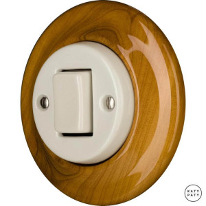 Ретро диммер фарфоровый, вишня глянцевая, Katy Paty LIPAGWdm